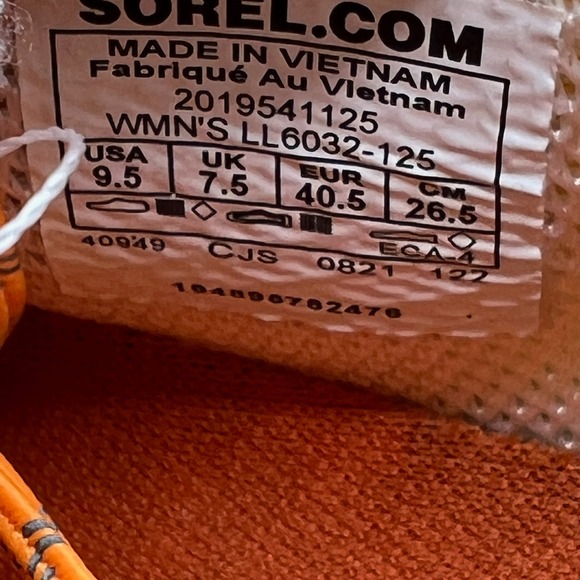 Sorel x Prana Explorer Blitz Women's Size 9.5 Lace Sea Salt Chalk Shoes Sneakers - Picture 9 of 10